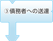 3.債務者への送達