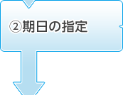 2．期日の指定